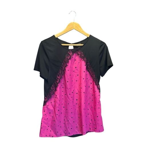 Worthington. Women's Sewn-In Polka Dot Blouse. Size Large. - Picture 1 of 7